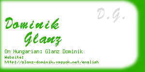 dominik glanz business card